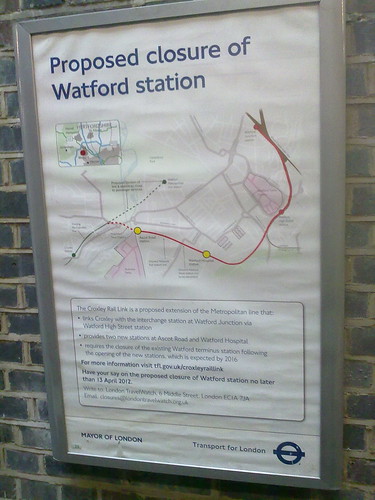 Proposed closure of Watford Station. by LoopZilla