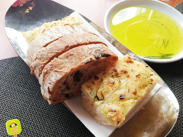 boulud sud - bread selection and olive oil