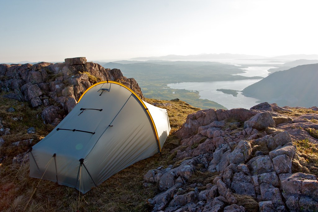 Wild camping above Loch Etive