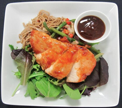 Teriyaki Chicken Cold Plate with Thai Vegetable Salad