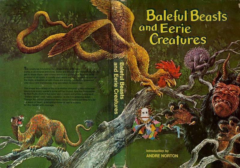 Rod Ruth - Cover Illustration From "Baleful Beasts and Eerie Creatures" 1976 (1)