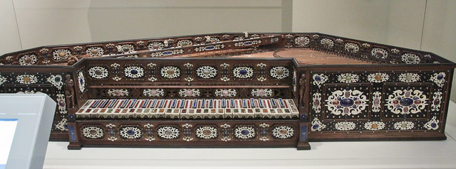 Virginal, 1577 with later additions probably by Annibale Rossi(active 1542-77), Milan- Italy