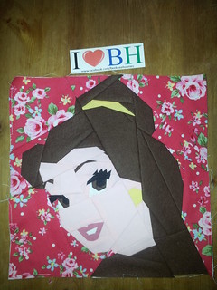 belle from beauty and the beast paper peiced :)
