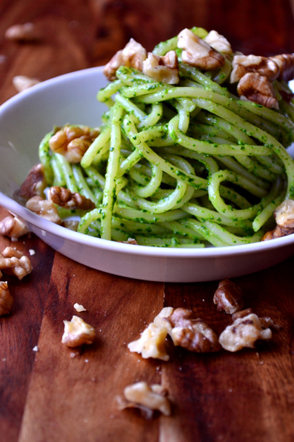 Spinach, Feta and Walnut Pesto