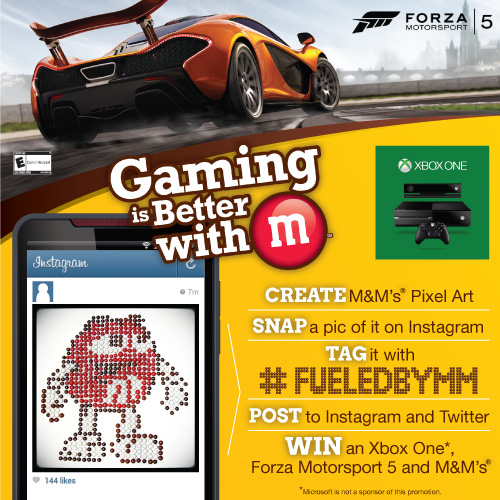 M&Ms Forza Motorsport 5 XBox One Buy Snap Redeem offer #FueledbyMM #shop #ad #cbias 5