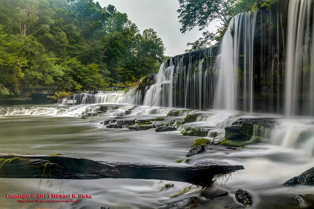 Big Falls at Old Stone Fort State Park (HDR) - August 3, 2013
