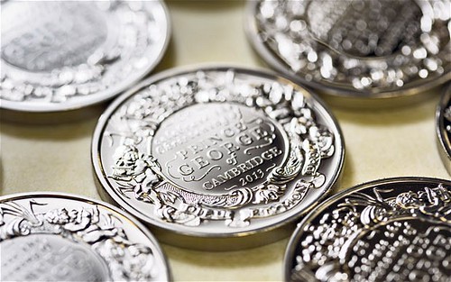 Prince George silver coins