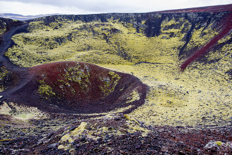 Iceland crater