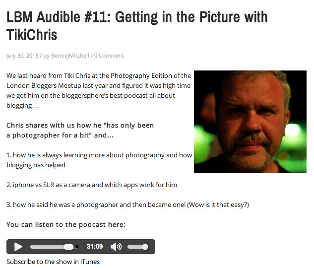LBM Audible #11: Getting in the Picture with tikichris