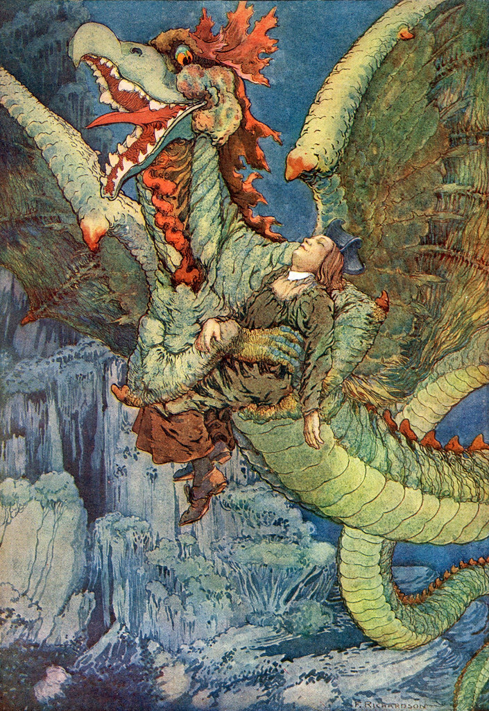 Frederick Richardson -  Illustration From "The Queen's Museum and Other Fanciful Tales" by Frank R. Stockton, 1906 (1)