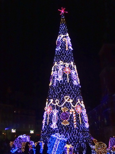 Christmas illumination. 2014 Old Town, Warsaw.