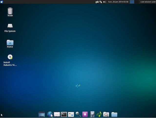 Xubuntu 14.04 Alpha 2 Desktop