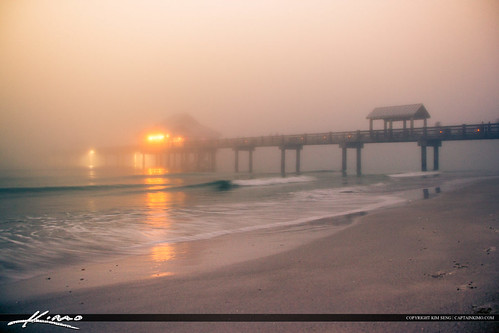 Pier 60 Covered in Fog Clearwater Florida Pinellas County by KimSengPhotography
