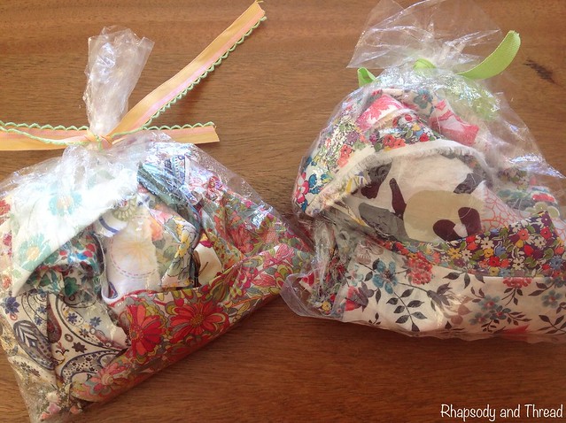 Great little Liberty scrap bags from Amitie Fabrics