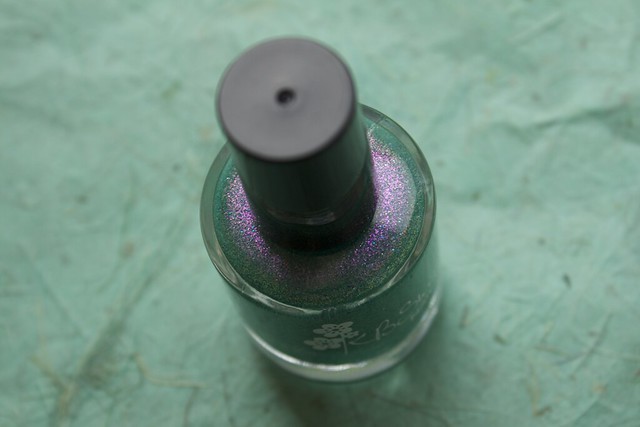 08 KBShimmer Teal Another Tail with 2 coats Eva Mosaic topcoat