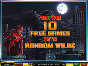 free Daredevil free spins bonus feature