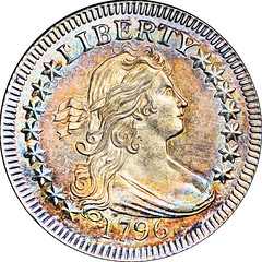 1796 B-2 Quarter Dollar obverse