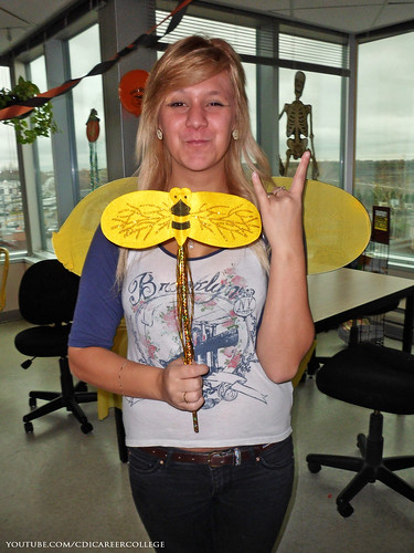 CDI College Laval Campus Halloween Costumes and Decoration Themes - Wasp Costume