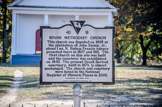 Spann Methodist Sign