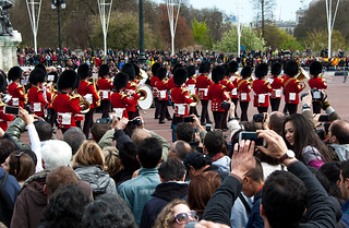 Cérémonie de la relève de la garde à Buckingham Palace