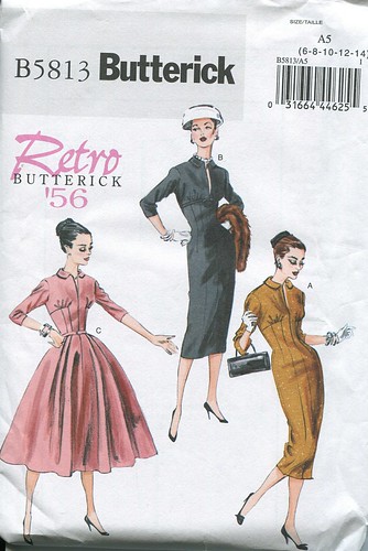 1956 Retro Butterick Pattern 5813