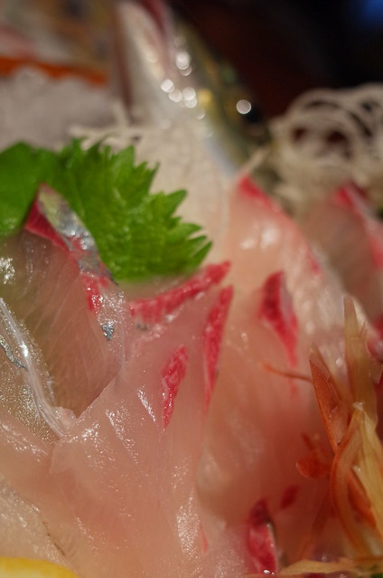 sashimi sliced raw fish