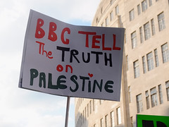 BBC - Report the Truth on Gaza protest