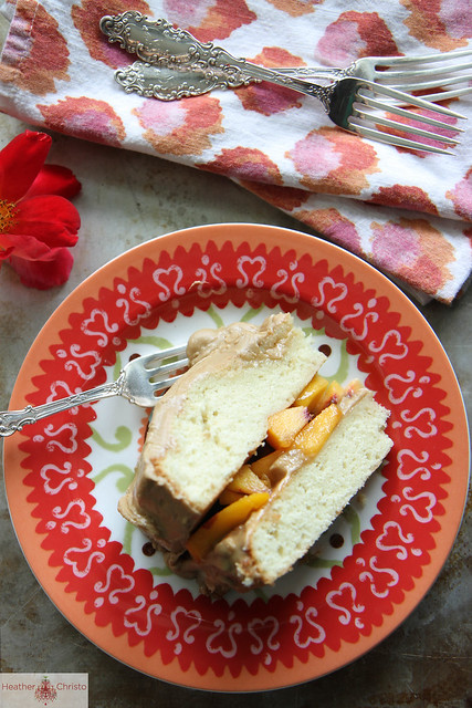 Peach Caramel Cake