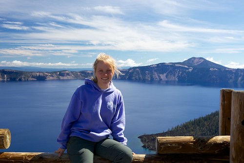 Zippy (age 13) at Crater Lake