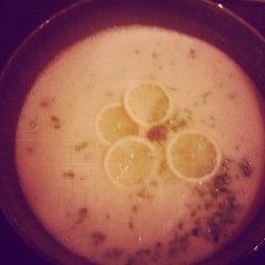 Avgolemono soup