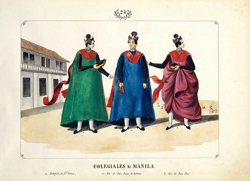 005-COLEGIALES de MANILA-Vistas de las Yslas Filipinas y Trages…1847-J.H. Lozano- Biblioteca Digital Hispánica