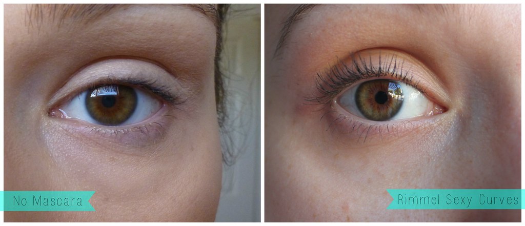 Rimmel Sexy Curves Mascara australian beauty review blog blogger ausbeautyreview before after compare comparison drugstore affordable mascara black volume length eye lashes pretty beautiful
