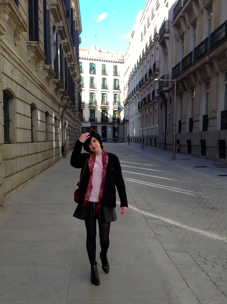 Las Cortes, Madrid, España - Outfit of the day - Zara
