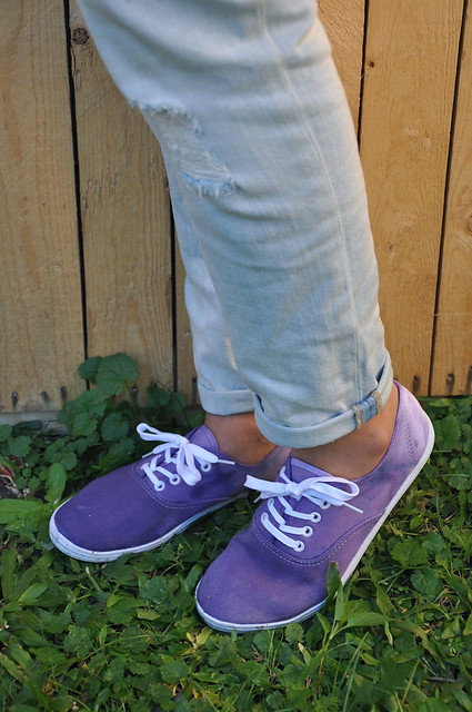 Ombre Dyed Shoes