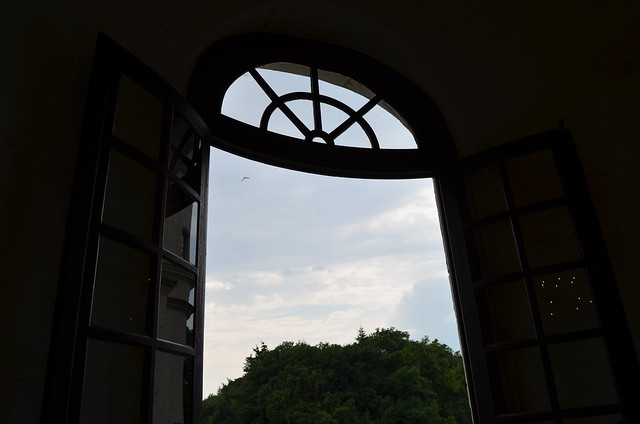 Chateau de Chenonceau window with view