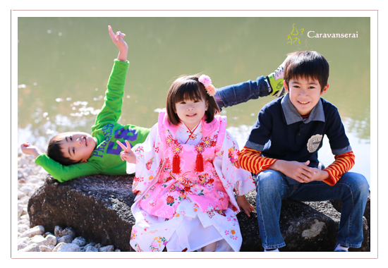出張撮影　モリコロパーク　愛知県長久手市　公園　屋外　家族写真　子供写真　七五三