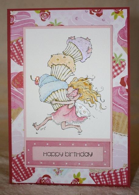 Cupcake Thief Birthday Card
