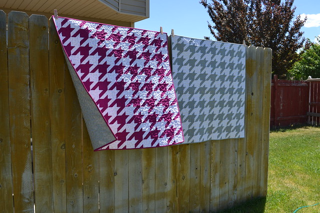 Houndstooth Quilts for the Twins