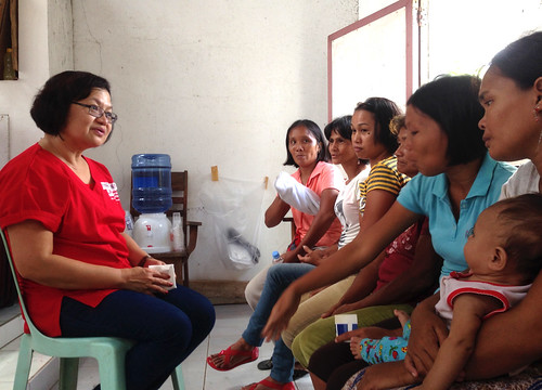RNRN volunteer provides care in the Philippines.