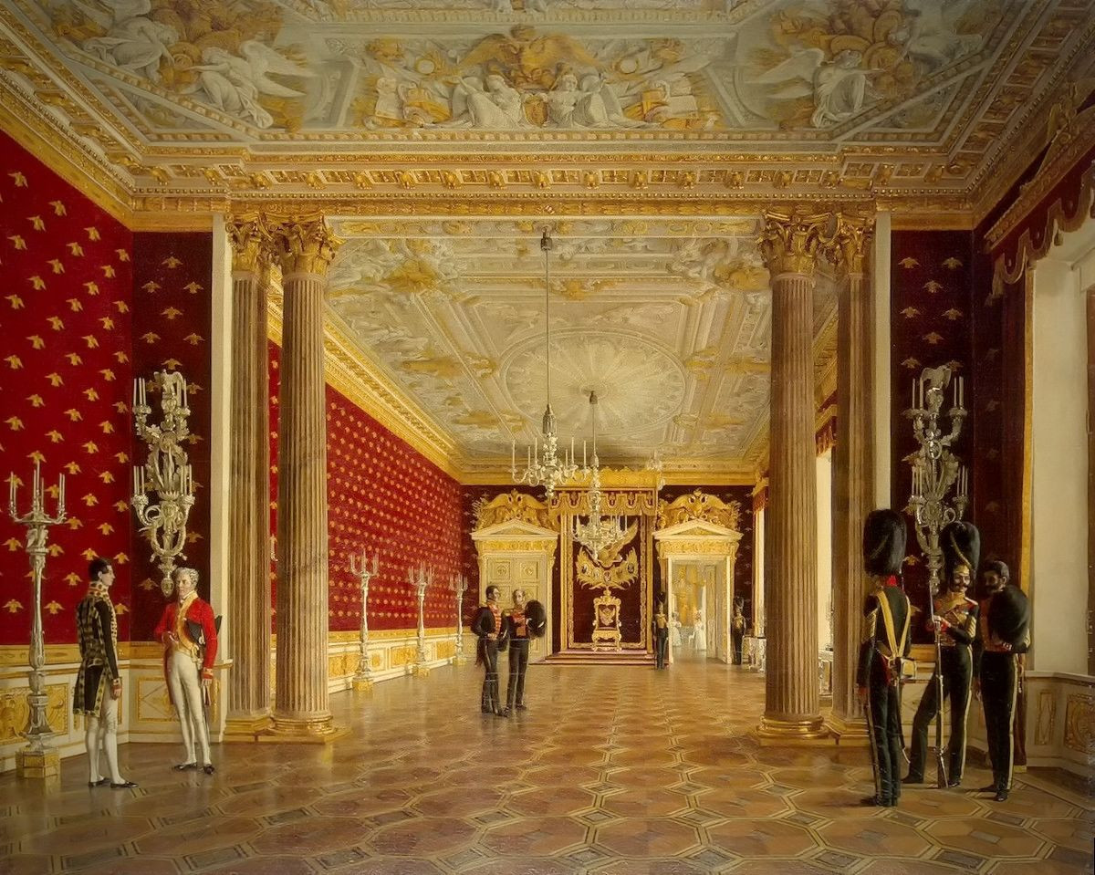 The Throne Room of Empress Maria Fiodorovna, 1831