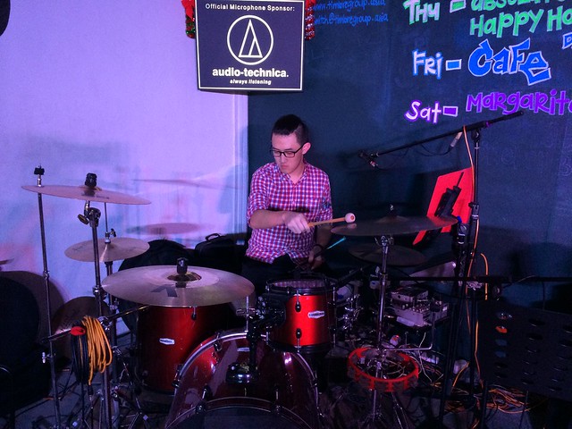 Peter Yeo on drums