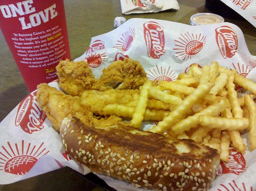 Lunch at Canes