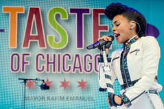Janelle Monáe & Gary Clark, Jr. at the Taste of Chicago 2014