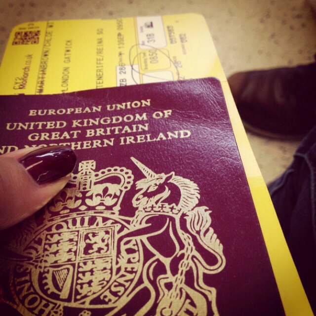 Shellac matching passport