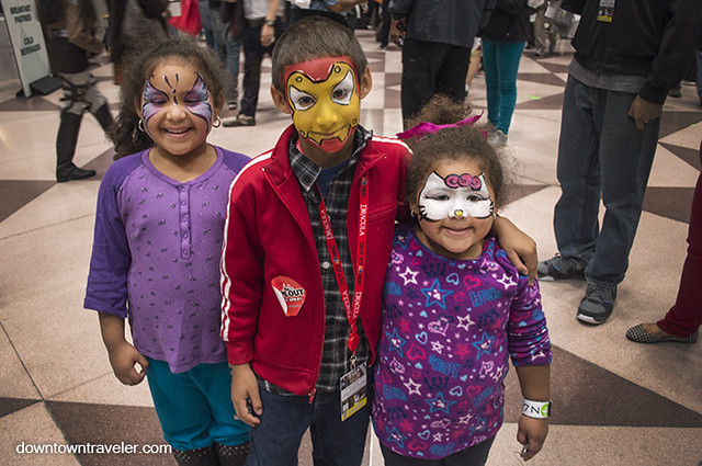 NY Comic Con Kids Costumes Face Paint