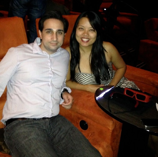 Sergio and Elsie _ movie theater