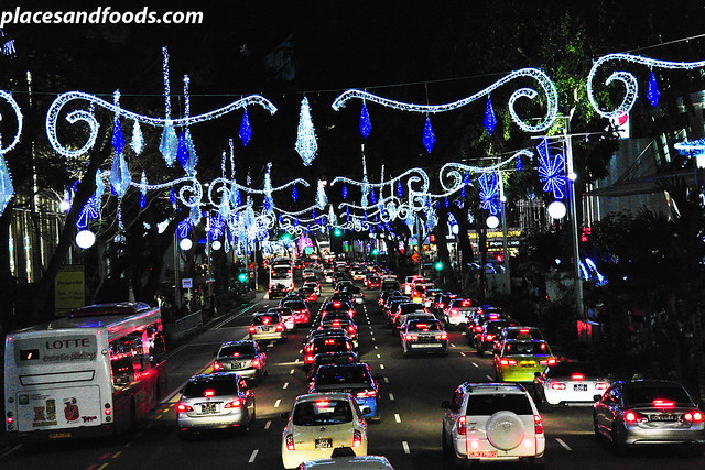 orchard road christmas lights 2013 street lights