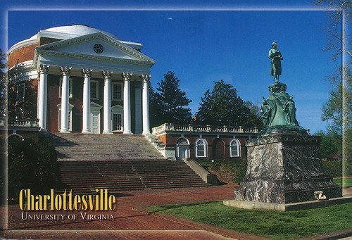 Monticello and the University of Virginia in Charlottesville