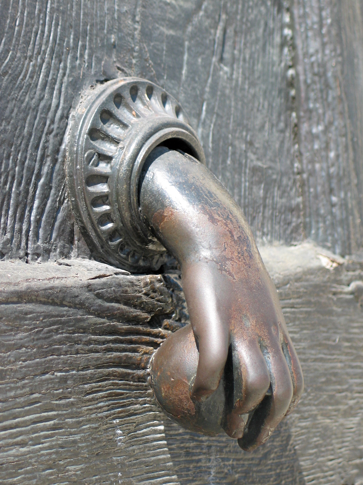 Door knocker in Orleans, France