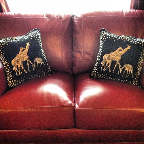 Giraffe pillows!